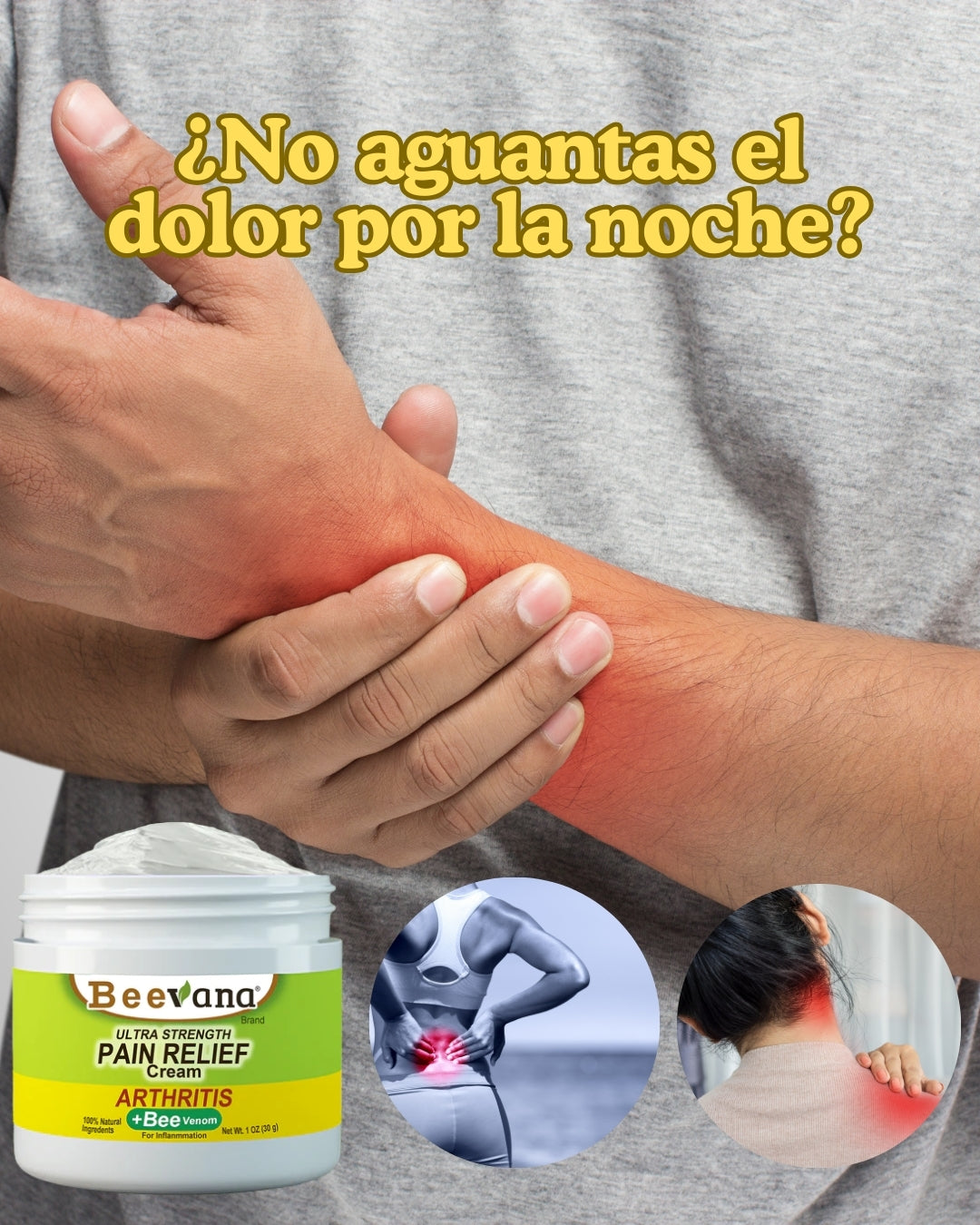Beevana crema dolores y articulaciones X 3 Unidades