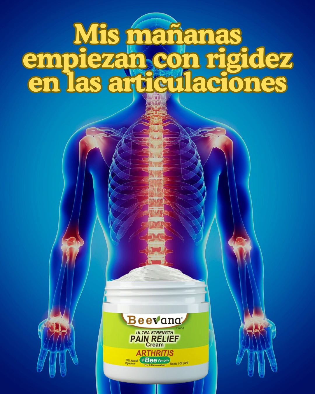 Beevana crema dolores y articulaciones X 3 Unidades