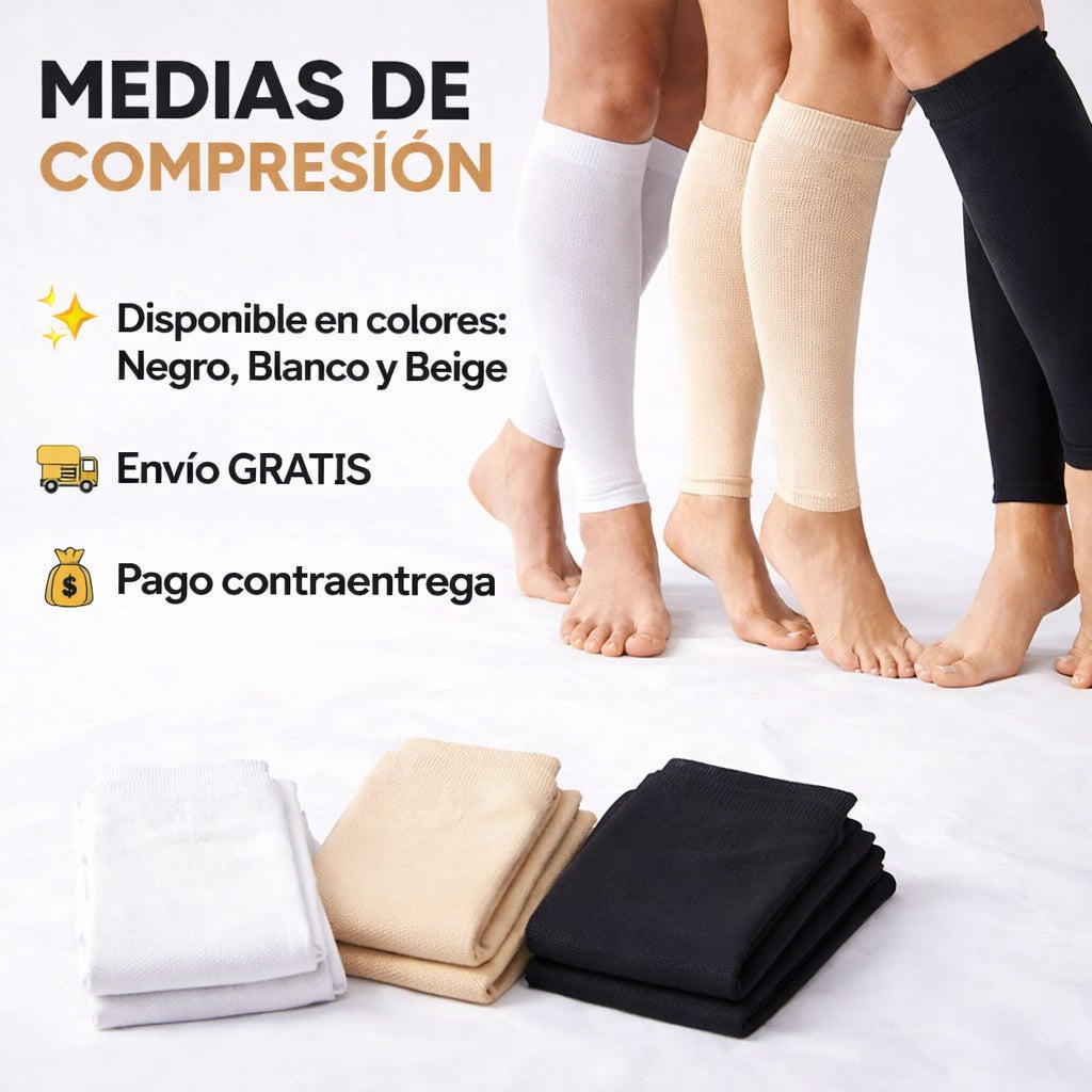 🧦 MEDIAS DE COMPRESIÓN 15-20 mmHg (PANTORRILLA)