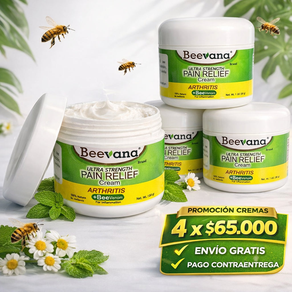 Beevana crema dolores y articulaciones X 4 Unidades