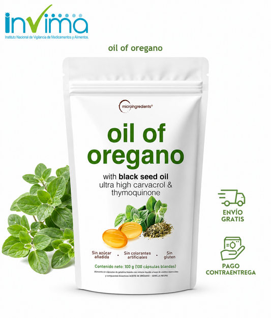 ACEITE DE OREGANO  CON INVIMA