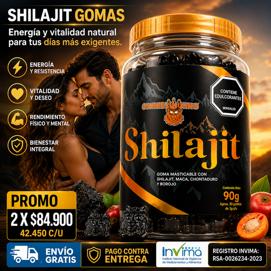 Shilajit gomas + obsequio (CON INVIMA)