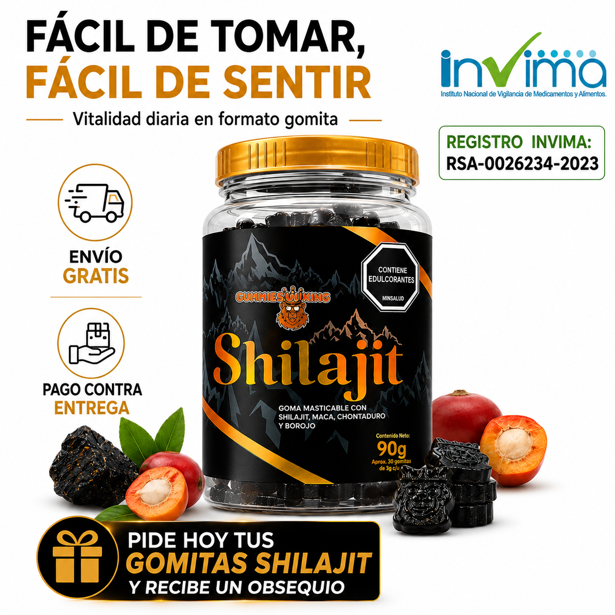 Shilajit gomas + obsequio