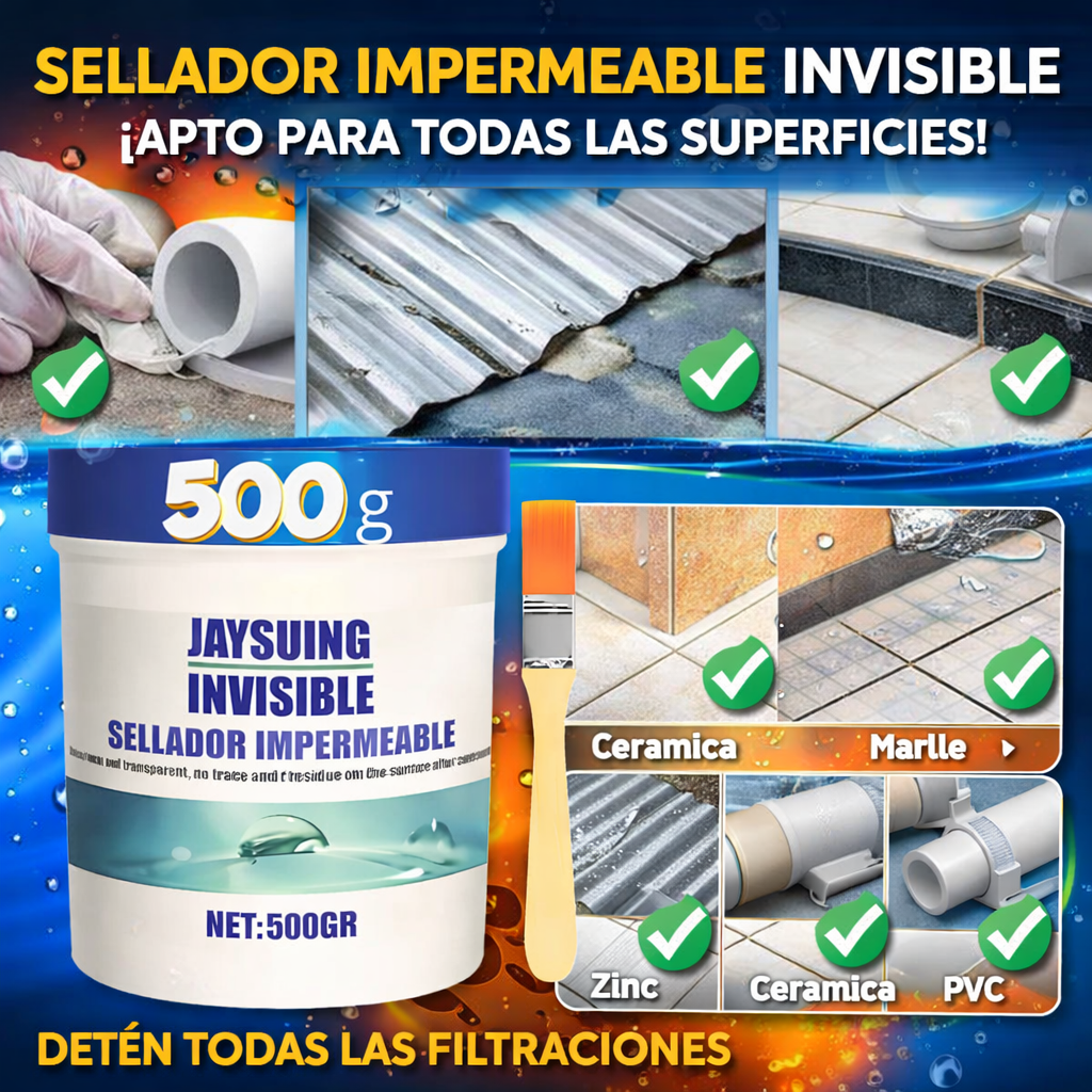 Sellador impermeabilizante 500ML + GRATIS BROCHA