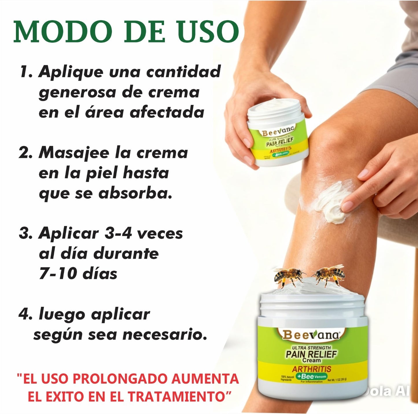 Beevana crema dolores y articulaciones X 4 Unidades