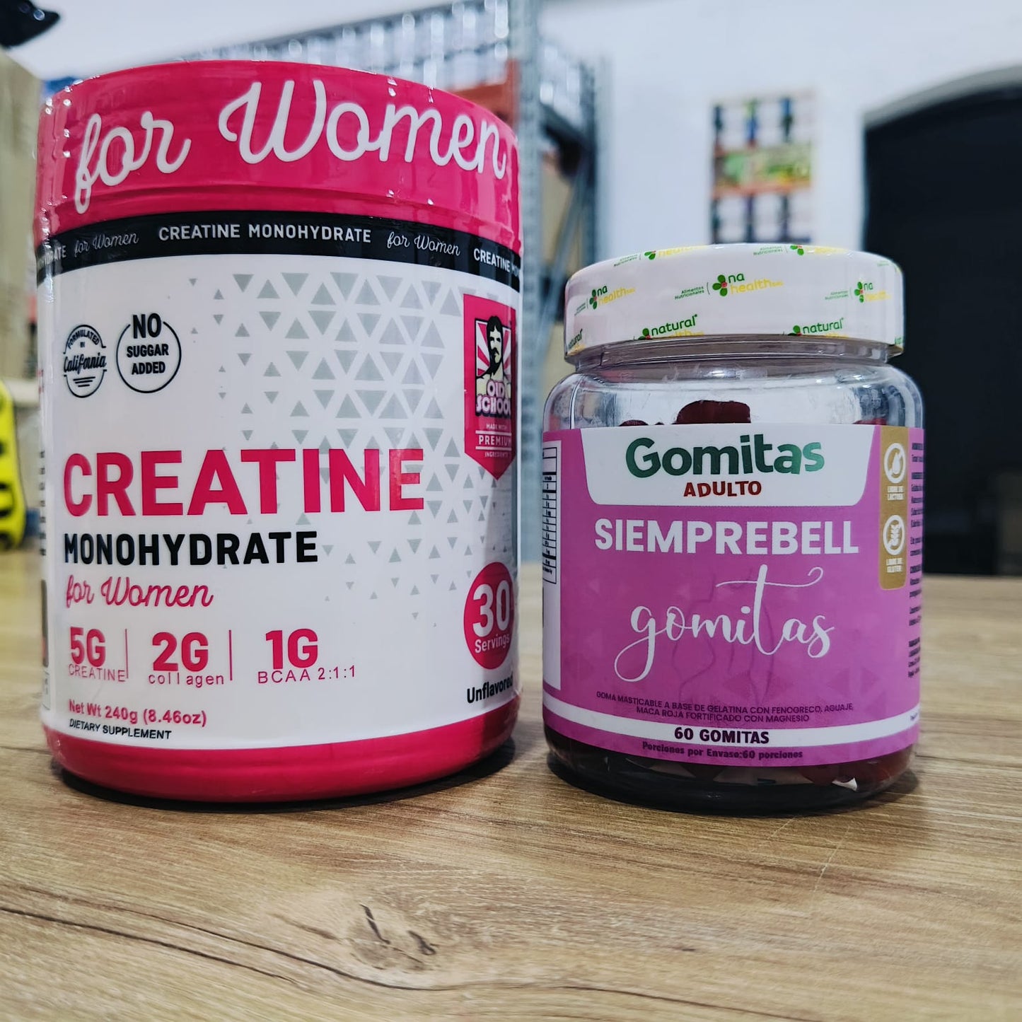CREATINA MUJER + SIEMPREBELL CON INVIMA
